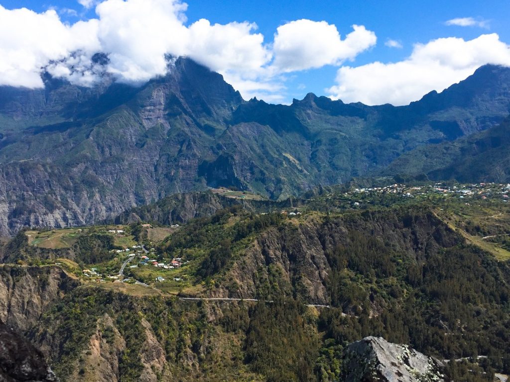 View over the Cirque de Cilaos