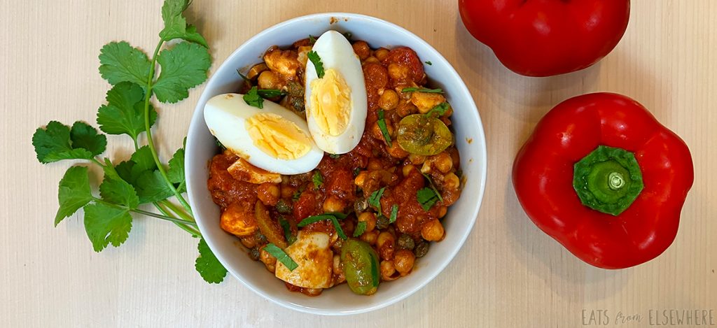 Tunisian-inspired chickpea salad
