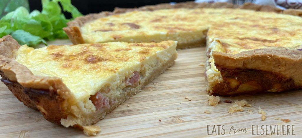 Authentic French quiche Lorraine