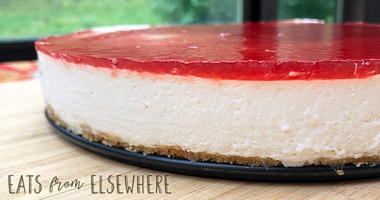 European-style no-bake cheesecake