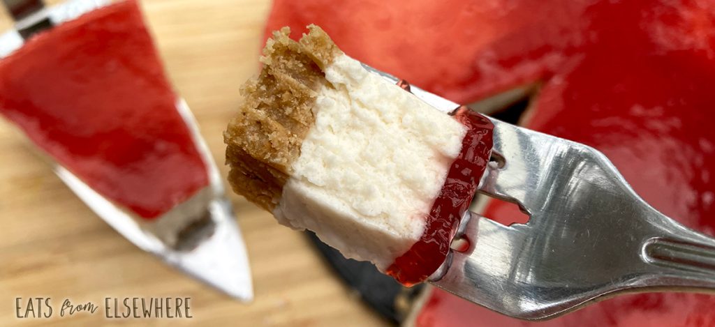 European-style no-bake cheesecake