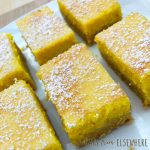 creamy lemon ginger bars