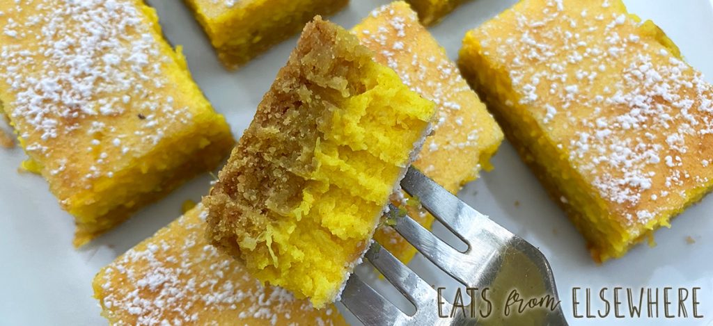 creamy lemon ginger bars