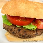 Black bean burger that holds together
