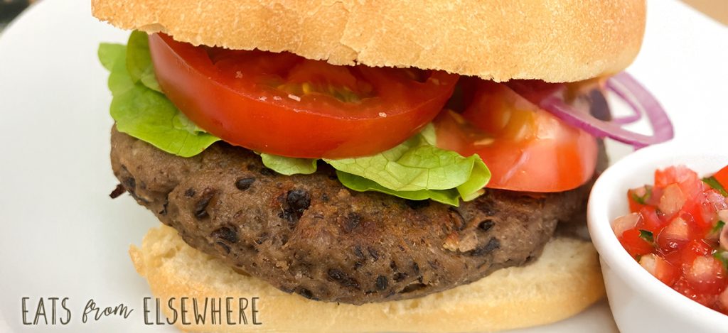 black bean burger that doesn't fall apart