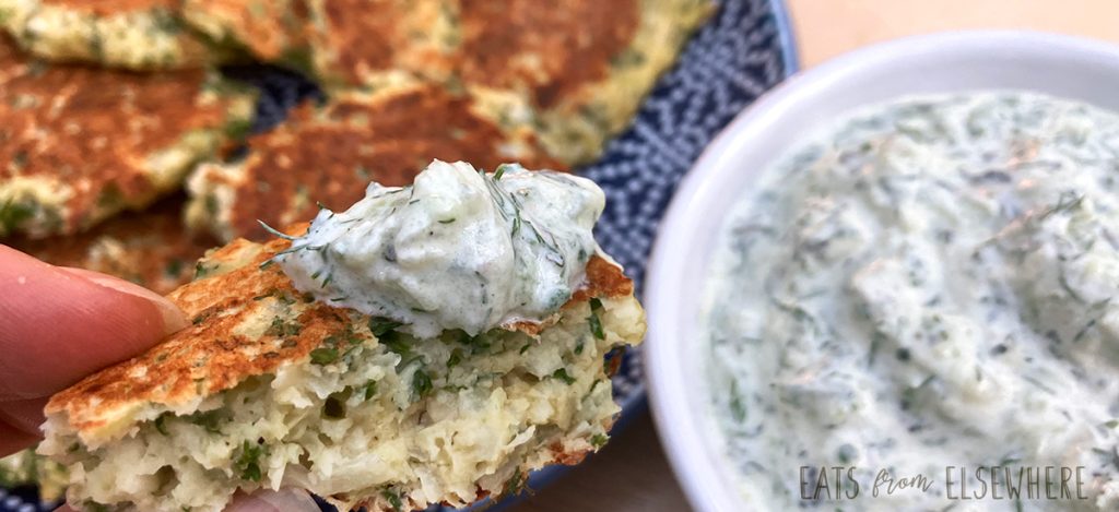 Fennel chickpea fritters