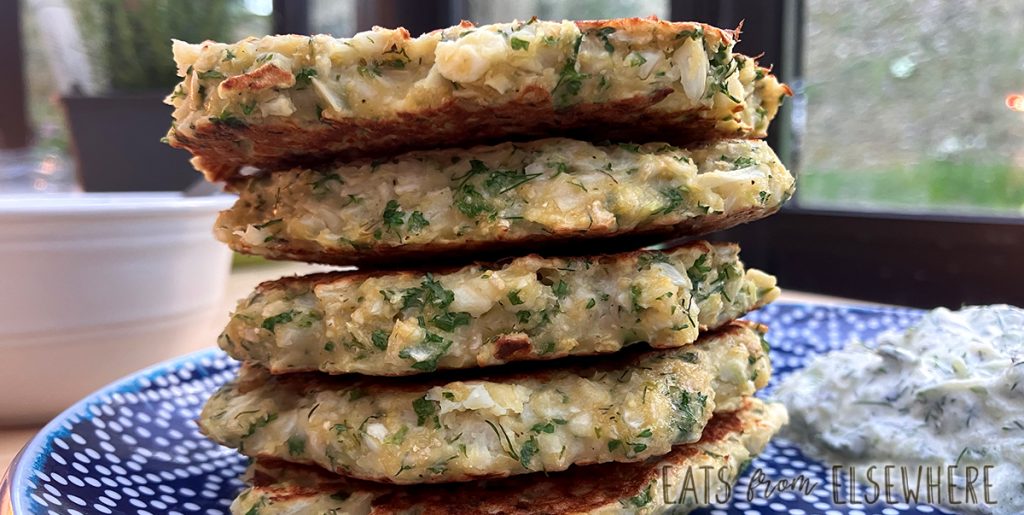 Fennel chickpea fritters