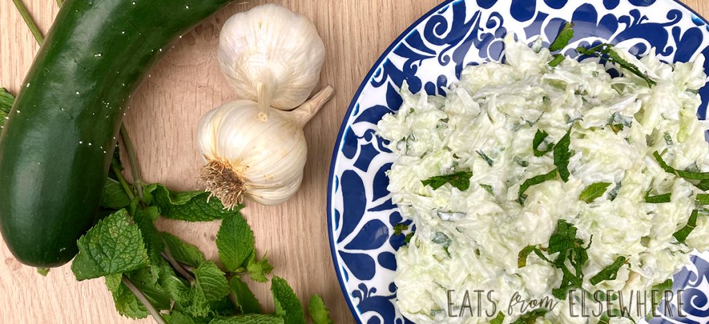 Tzatziki cucumber salad