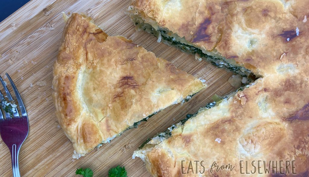 Chard and feta pie